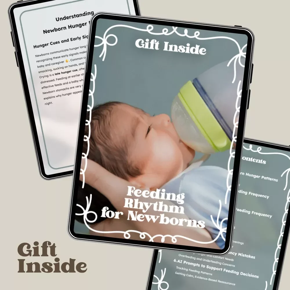Feeding Rhythm for Newborns – Practical Ebook on Newborn Feeding Frequency, Hunger Cues & Daily Feeding Schedules