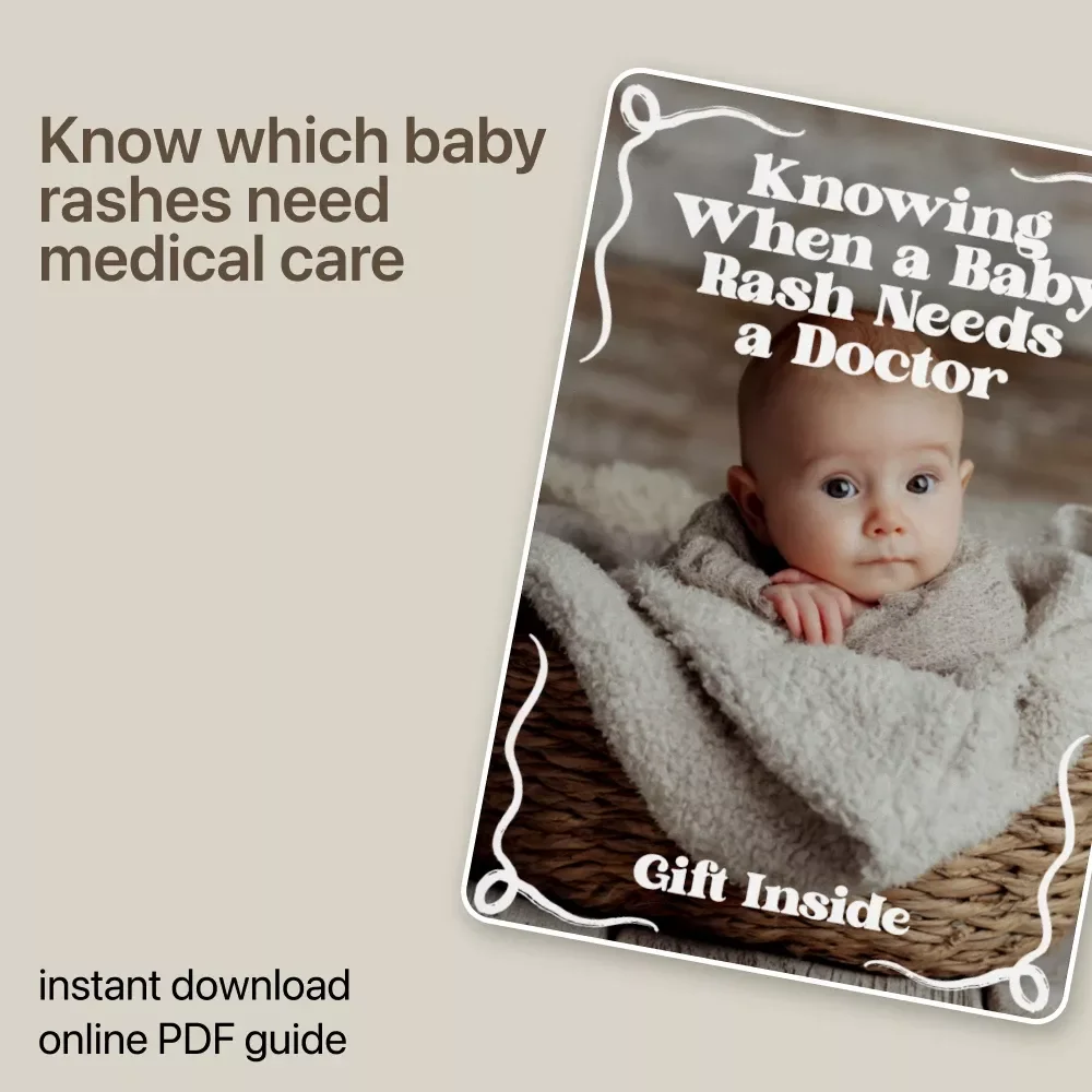 Knowing When a Baby Rash Needs a Doctor – Parent’s Guide to baby rash when to call doctor, Infant Skin Red Flags, Printable Digital Download