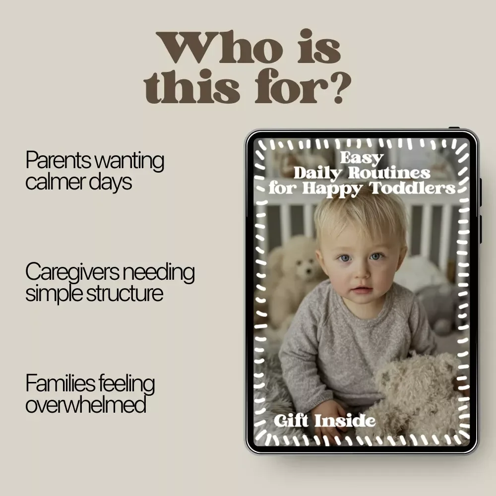 Easy Daily Routines for Happy Toddlers | Simple, Stress-Free Guide for Parents | easy daily routines for toddlers eBook