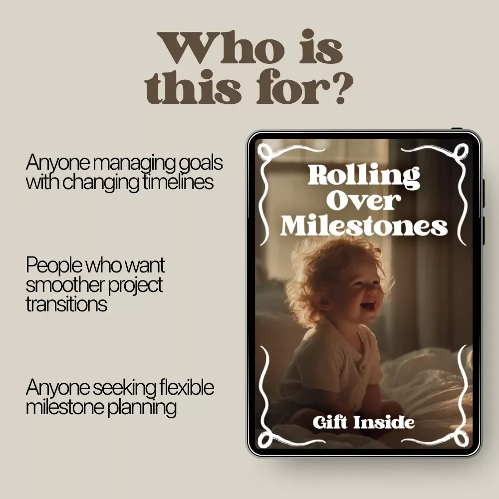 Rolling Over Milestones Guide for Smart Planning and Progress Tracking | Digital Download
