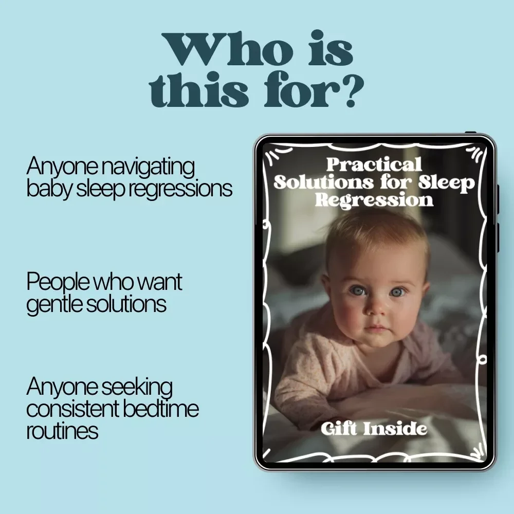 Practical Solutions for Sleep Regression – Gentle Ebook Guide for Parents | Proven sleep regression solutions for Babies & Toddlers