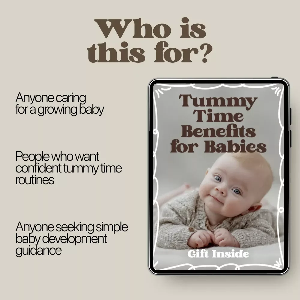 Tummy Time Benefits for Babies – Complete Parent Guide, Safe Activities, Fun Ideas & AI-Enhanced Routine Builder (Digital Download)