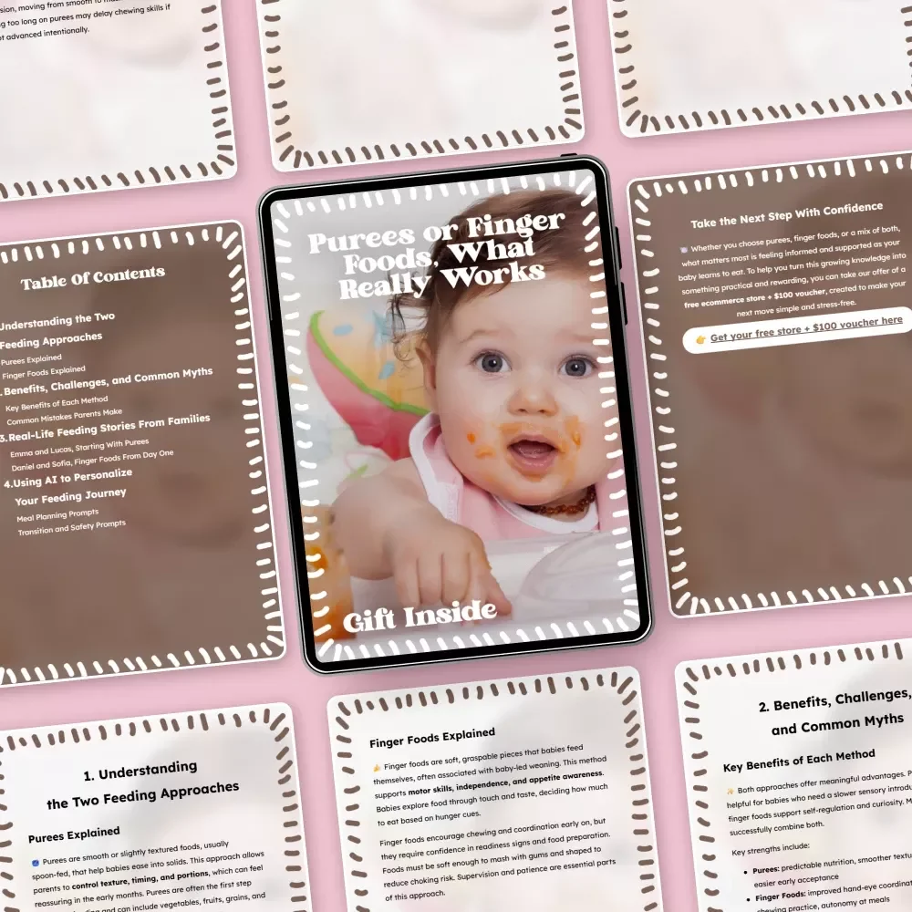 Purees or Finger Foods, What Really Works – Honest Baby Feeding Guide | Purees vs Finger Foods Explained for Confident Parents
