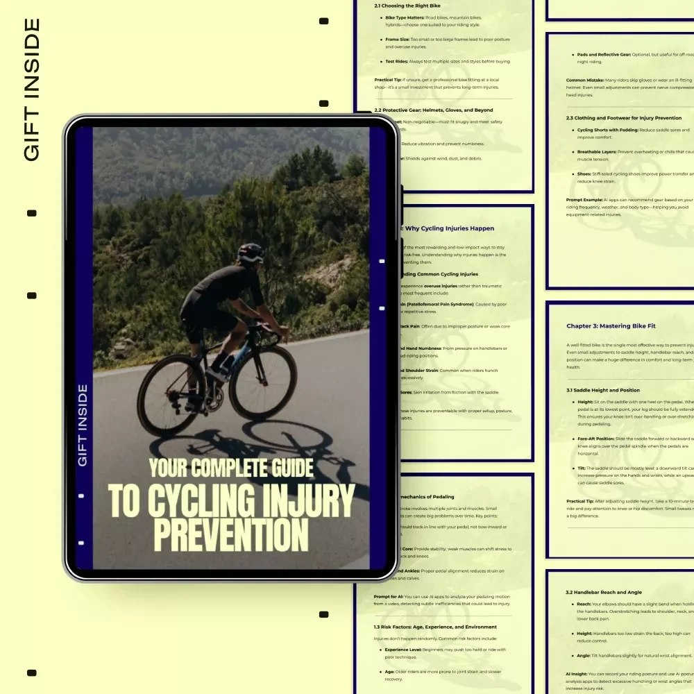 Your Complete Guide to Cycling Injury Prevention | Practical Cycling Injury Prevention eBook for Safer, Stronger Riding