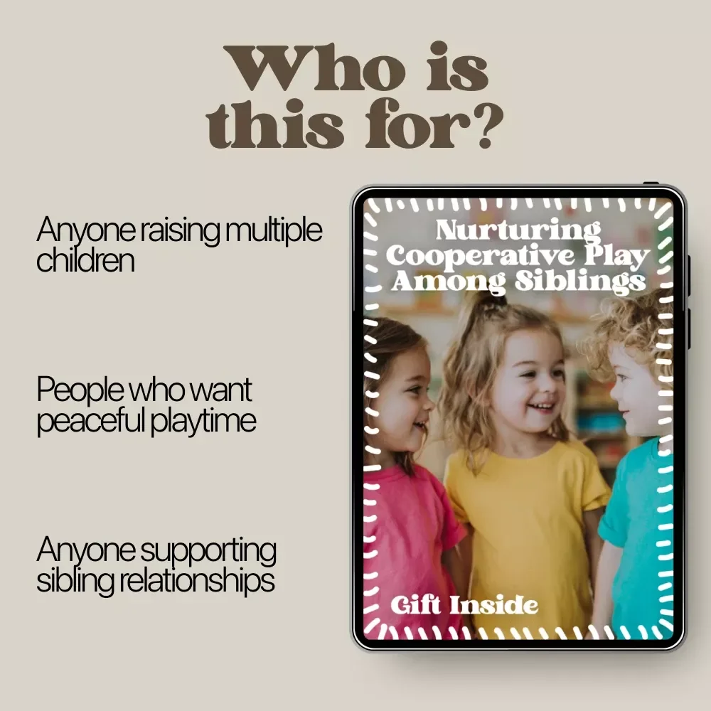 Nurturing Cooperative Play Among Siblings – Practical Parenting eBook Guide on How to Encourage Cooperative Play Among Siblings