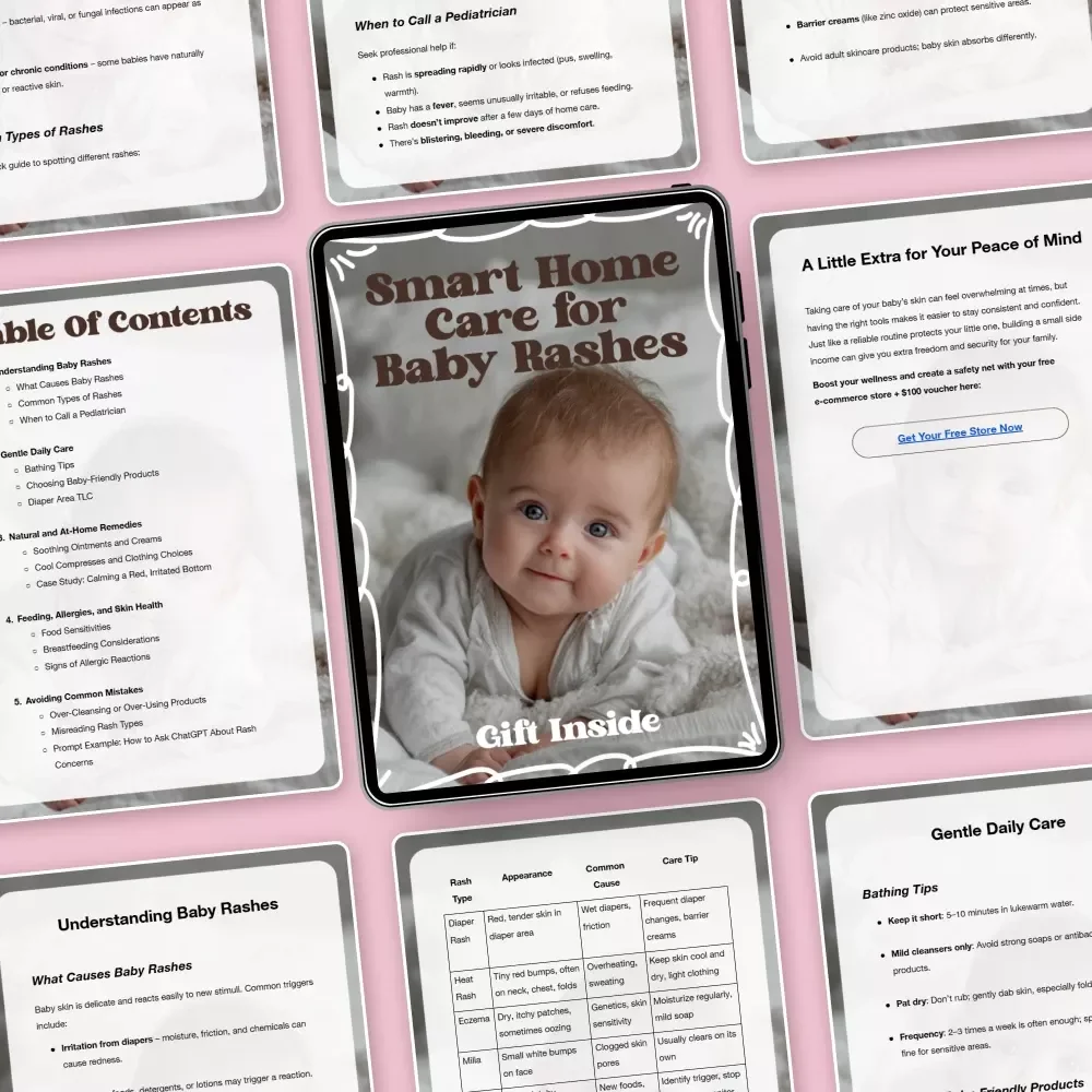 Smart Home Care for Baby Rashes – Practical eBook with Baby Rash Home Care Tips for New Parents & Caregivers
