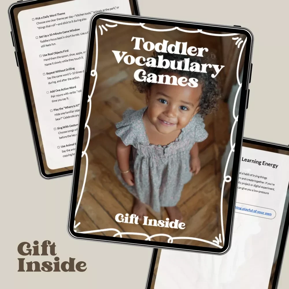 Toddler Vocabulary Games Checklist – Easy Daily Word Play for Speech Development, Fun Toddler Vocabulary Games at Home