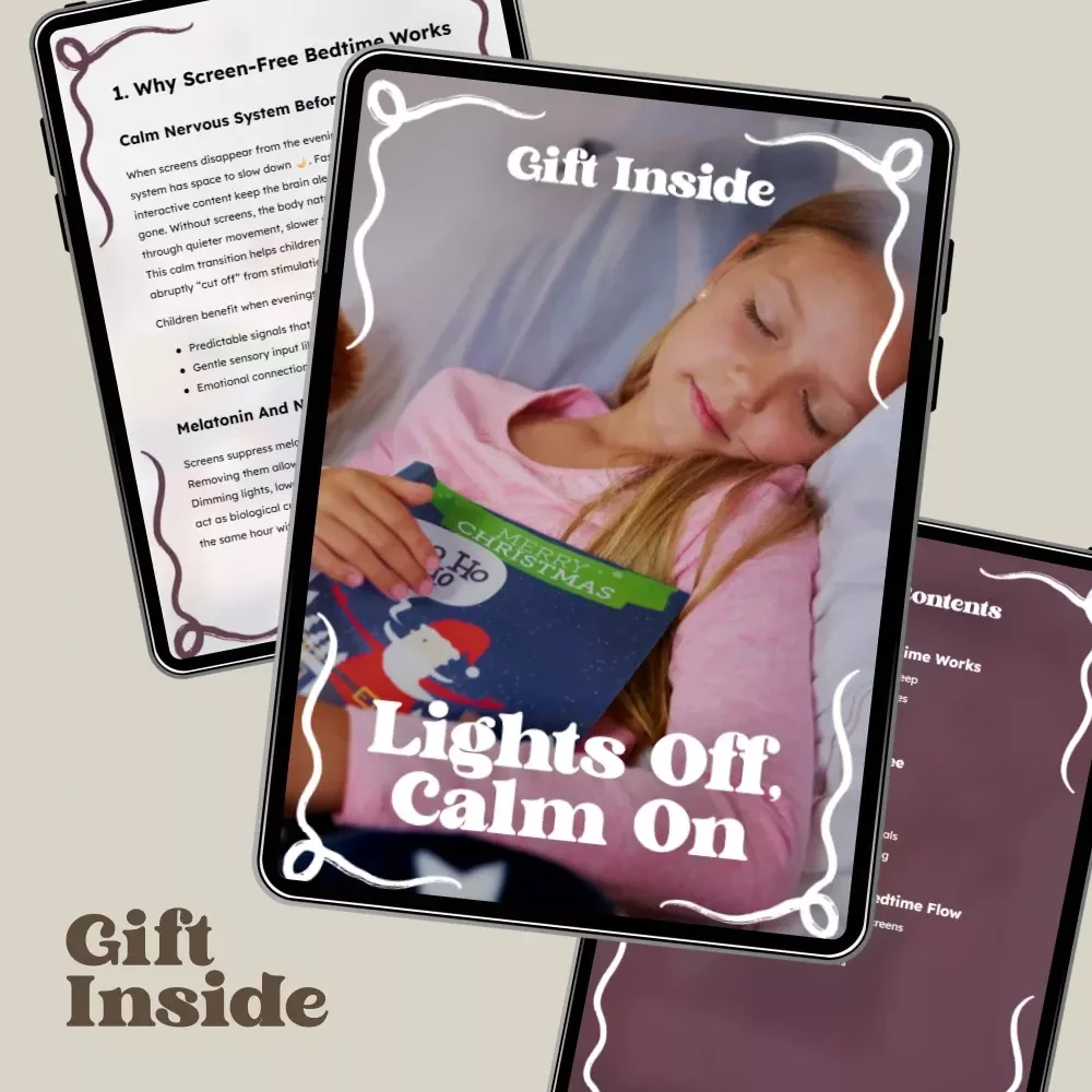 Lights Off, Calm On – Screen-Free Bedtime Guide for Kids | Kids Bedtime Routine Without Screens eBook for Peaceful Nights
