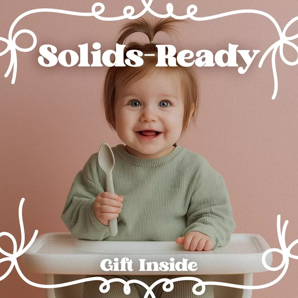 Solids-Ready | Baby Feeding Checklist for Signs Baby Ready for Solids | First Foods Readiness Guide