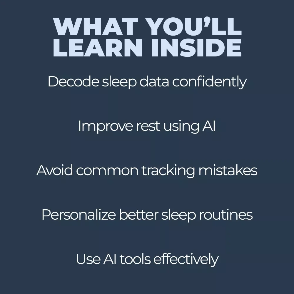 How AI Tracks Your Rest – Smart Sleep Guide for ai sleep quality tracking, AI Tools, Wearables, and Better Night Routines (Digital Download)