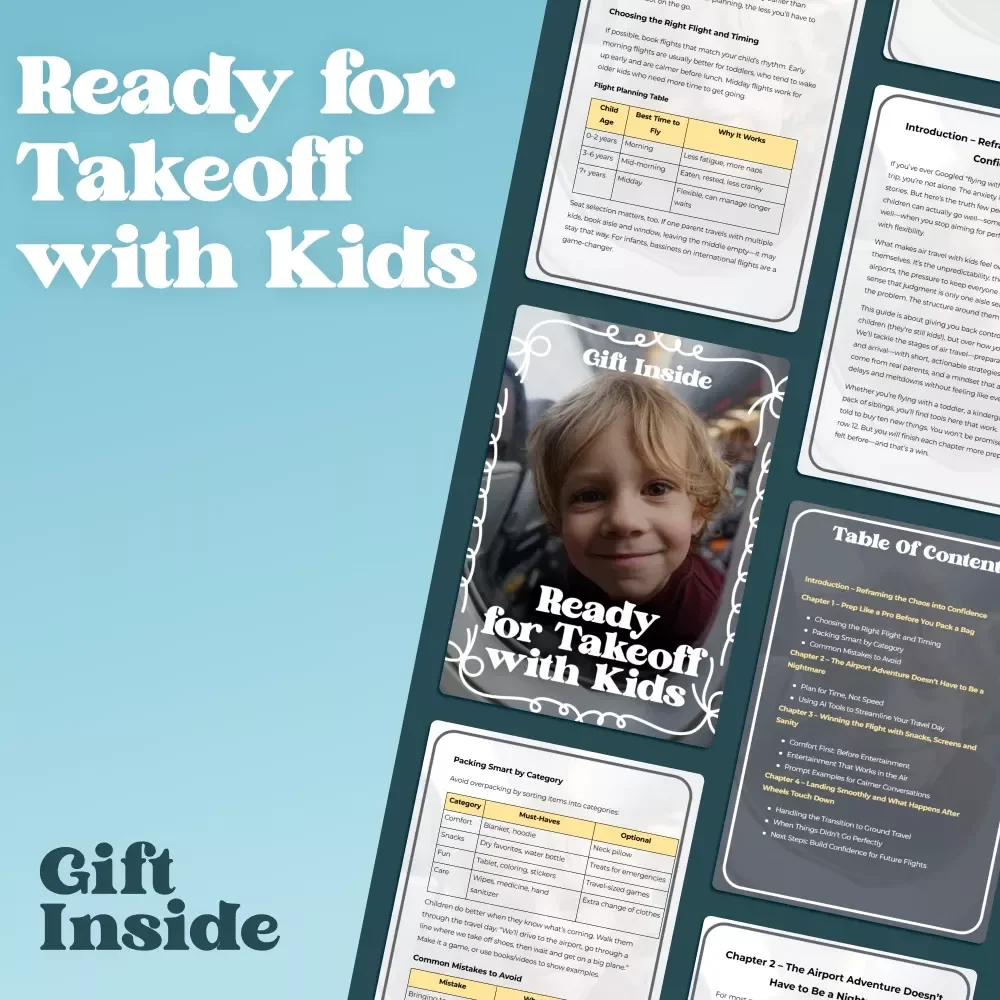 Ready for Takeoff with Kids: The Ultimate Guide to Stress-Free Family Travel with Kids – Digital Download