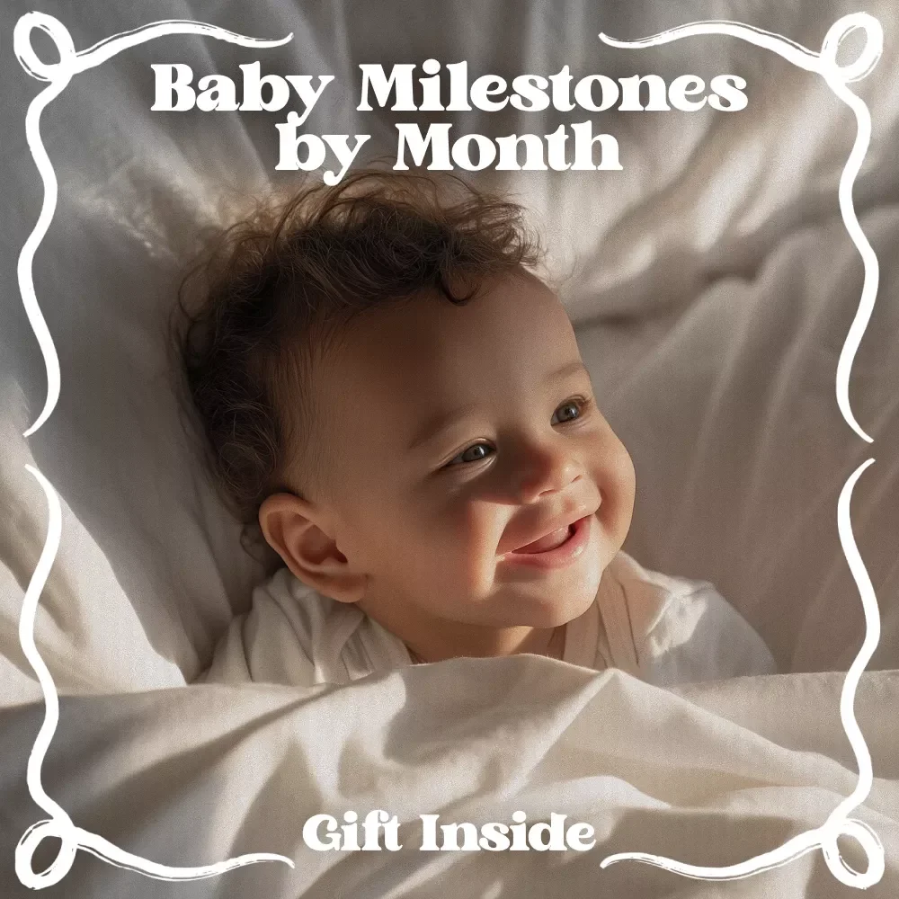 Baby Milestones by Month – A Complete Month-by-Month Baby Development Guide for New Parents | Digital Download