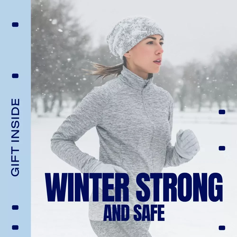 Winter Strong and Safe | Cold Weather Workout Gear Safety eBook | Smart Layering, Injury Prevention & Winter Training Guide