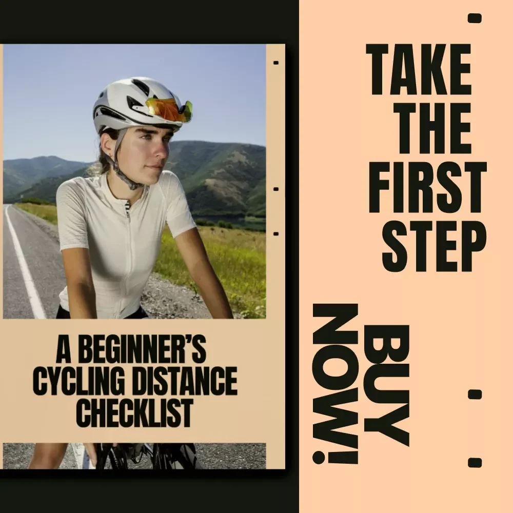 A Beginner’s Cycling Distance Checklist | Cycling Distance for Beginners Digital Download | Easy Ride Planning Checklist