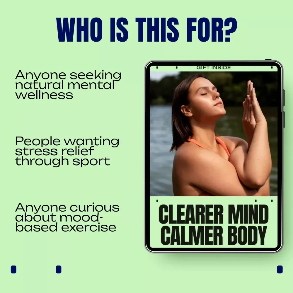 Clearer Mind Calmer Body Guide: How to Choose a Sport for Mental Health | Digital Download eBook