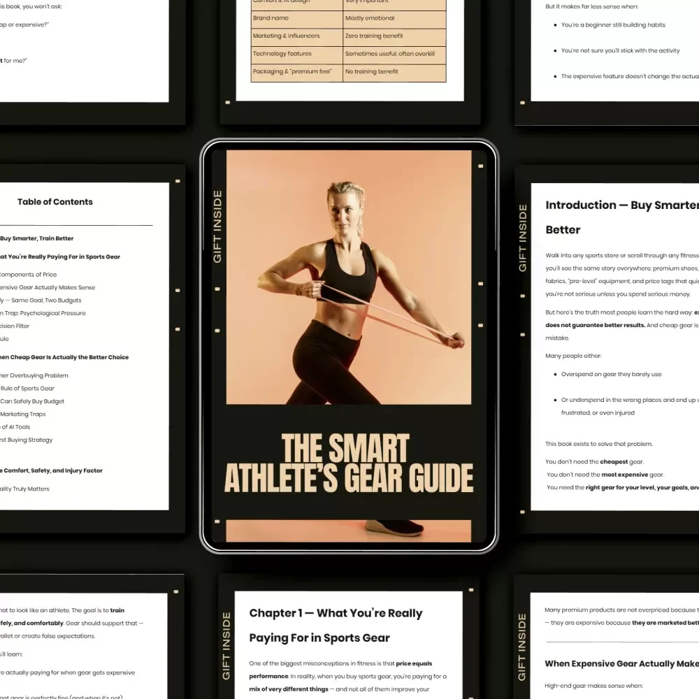 The Smart Athlete’s Gear Guide | Ebook on Cheap vs Expensive Sport Gear | Buy Smarter Sports Equipment, Avoid Overpaying, Athlete Gear Decision Guide