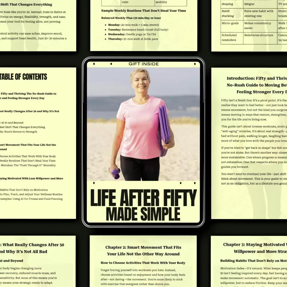 Life After Fifty Made Simple – A Practical Guide to an Active Lifestyle After 50, Moving Better, Feeling Stronger, and Thriving Every Day