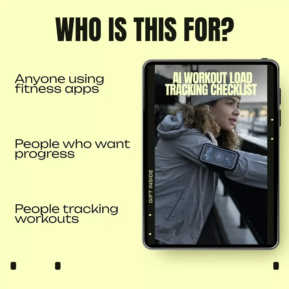 AI Workout Load Tracking Checklist | Smart Fitness Planning Guide | ai workout load tracking Digital Download