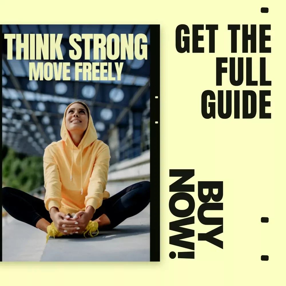Think Strong Move Freely | Mindset Fitness Guide, Movement Mindset eBook, Build Consistent Habits, Motivation & Identity-Based Fitness Digital Download
