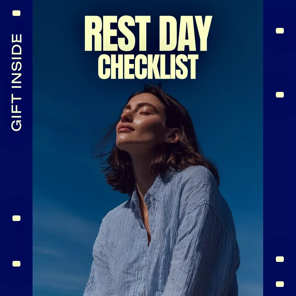 The Ultimate Rest Day Checklist: Master Your Recovery Game | Fitness Recovery Planner, Training Rest Guide, Smart Rest Day Frequency Checklist