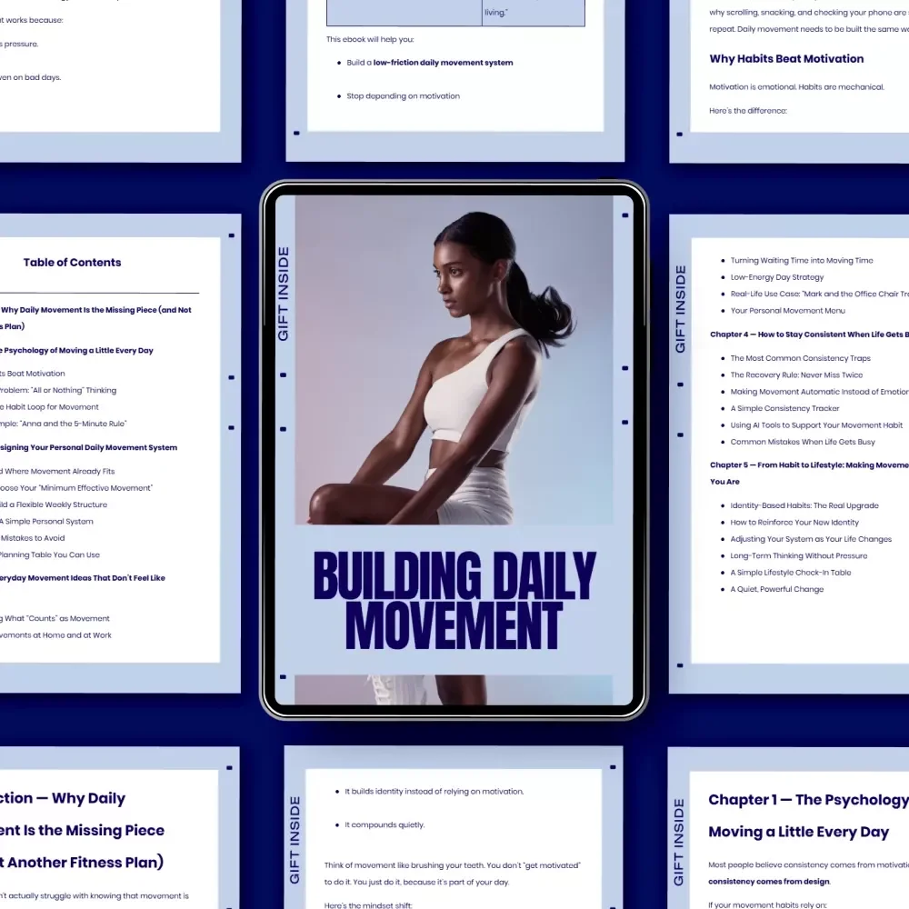 Building Daily Movement: A Simple Ebook for Daily Movement Habit Ideas, Consistent Movement Without Workouts, and Sustainable Everyday Activity