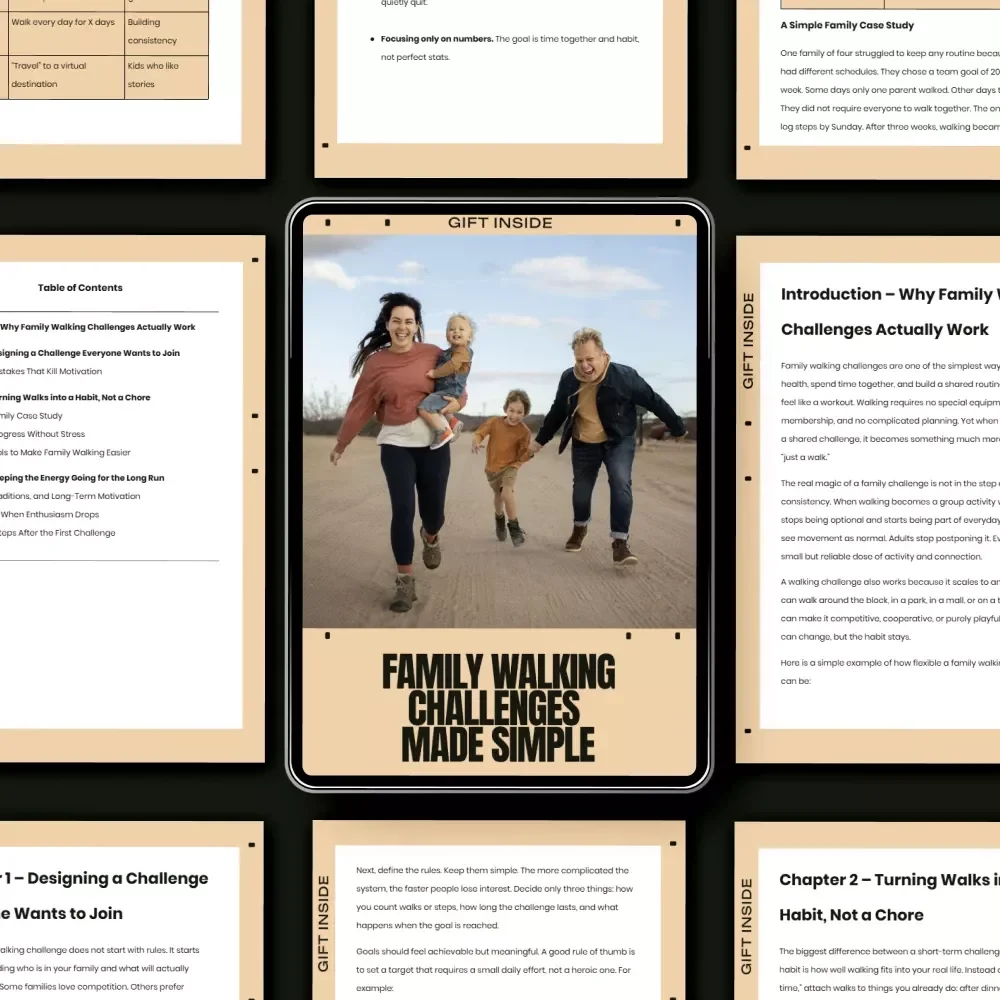 Family Walking Challenges Made Simple – Easy Family Walking Challenges Guide for Healthy Habits, Fun Motivation, and Stress-Free Fitness Together