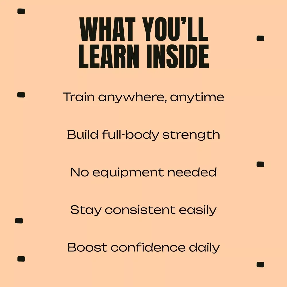 Move Anywhere Feel Strong | No Equipment Workout Guide for Full-Body Strength, Home Fitness & Anywhere Training