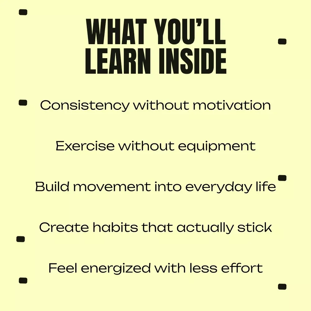 How to Stay Active Without a Gym – Practical eBook Guide on how to stay active without gym, Build Daily Movement Habits, Home & Outdoor Fitness Plan