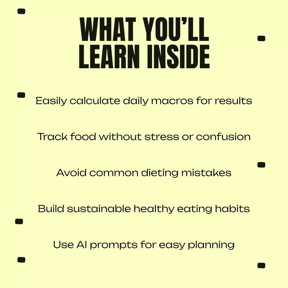 Macros Made Simple for Fat Loss: Easy Guide on How to Count Macros for Weight Loss eBook for Beginners