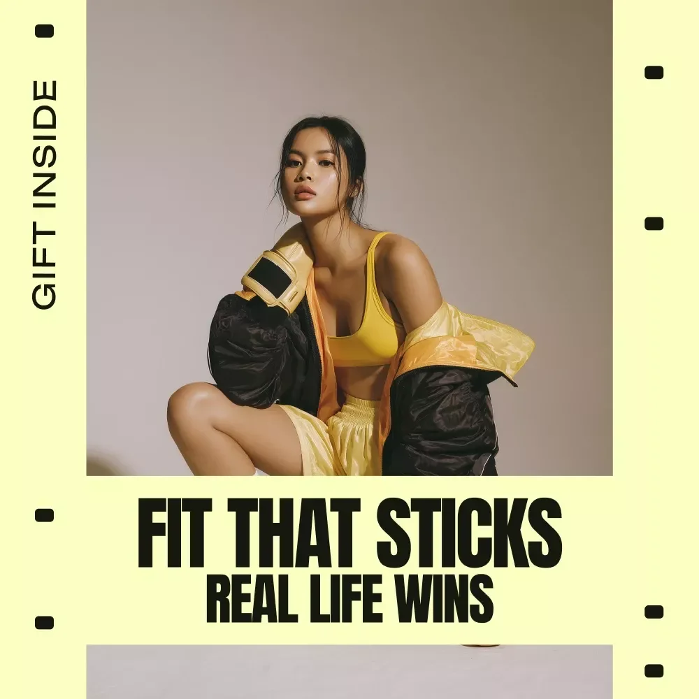 Fit That Sticks, Real Life Wins – Realistic Fitness Guide for Busy Life, Consistency, Strength Training, Cardio, Recovery & AI-Supported Workout Planning