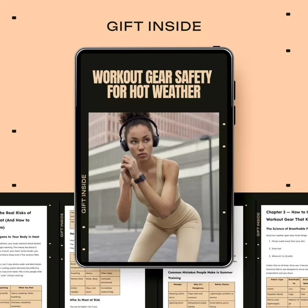 Workout Gear Safety for Hot Weather | Summer Training Safety eBook, Smart Fitness Gear Guide, Heat-Safe Workout Planning, Digital Download