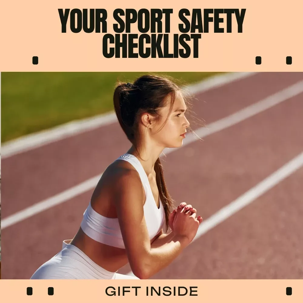 Your Sport Safety Checklist | Essential Sport Safety Gear Importance Guide for Athletes, Parents & Coaches | Printable Digital Checklist
