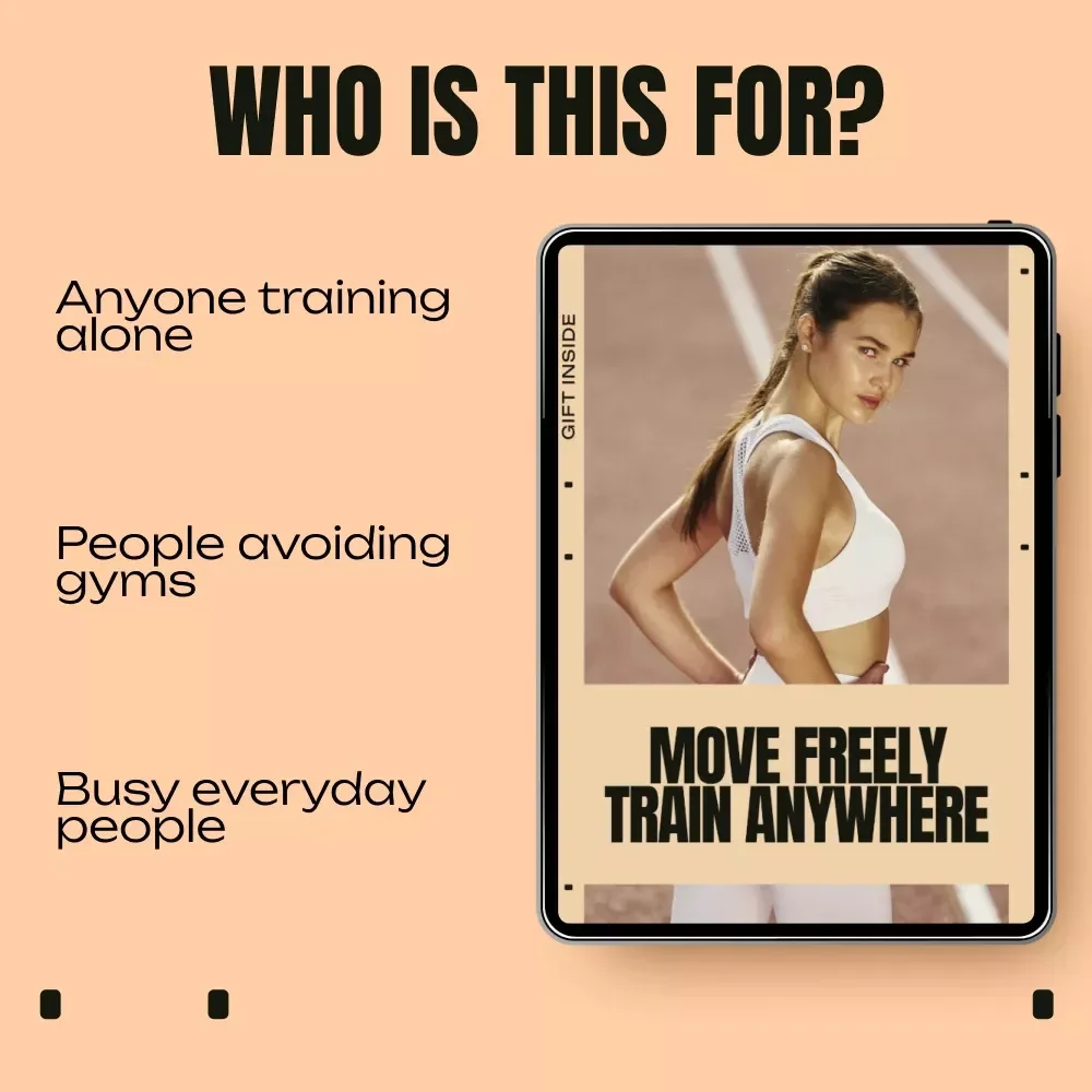 Move Freely Train Anywhere | Solo Outdoor Workouts Ideas Guide | Digital Fitness Guide for Flexible, No-Equipment Training