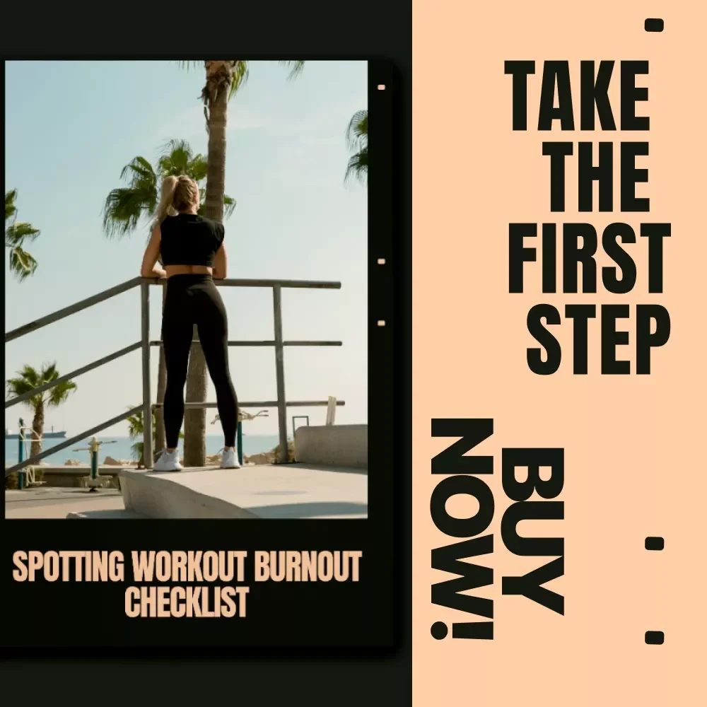 Spotting Workout Burnout Checklist – Signs of Workout Burnout Digital Checklist for Fitness Motivation, Recovery Tracking & Training Balance