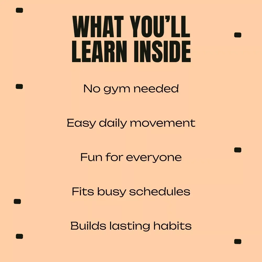 The No-Gym Family Fitness Guide | Family Fitness Without Gym eBook for Busy Parents, At-Home Movement Routines, Fun Games & Sustainable Habits