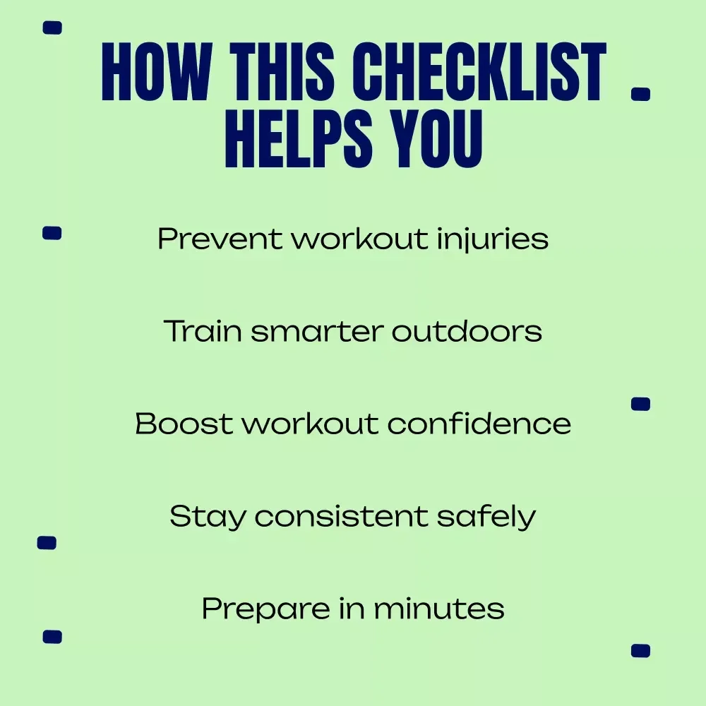 Park Workout Safety Checklist: Train Smart, Stay Safe! | Outdoor Fitness Safety Guide & Park Workout Safety Tips