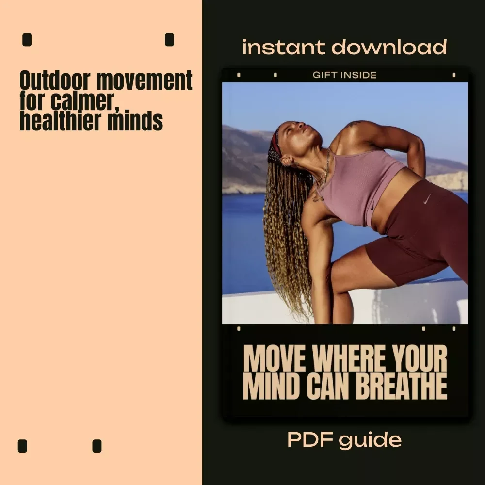 Move Where Your Mind Can Breathe – Nature Workouts for Mental Health eBook | Outdoor Movement Guide for Stress Relief & Mental Fitness