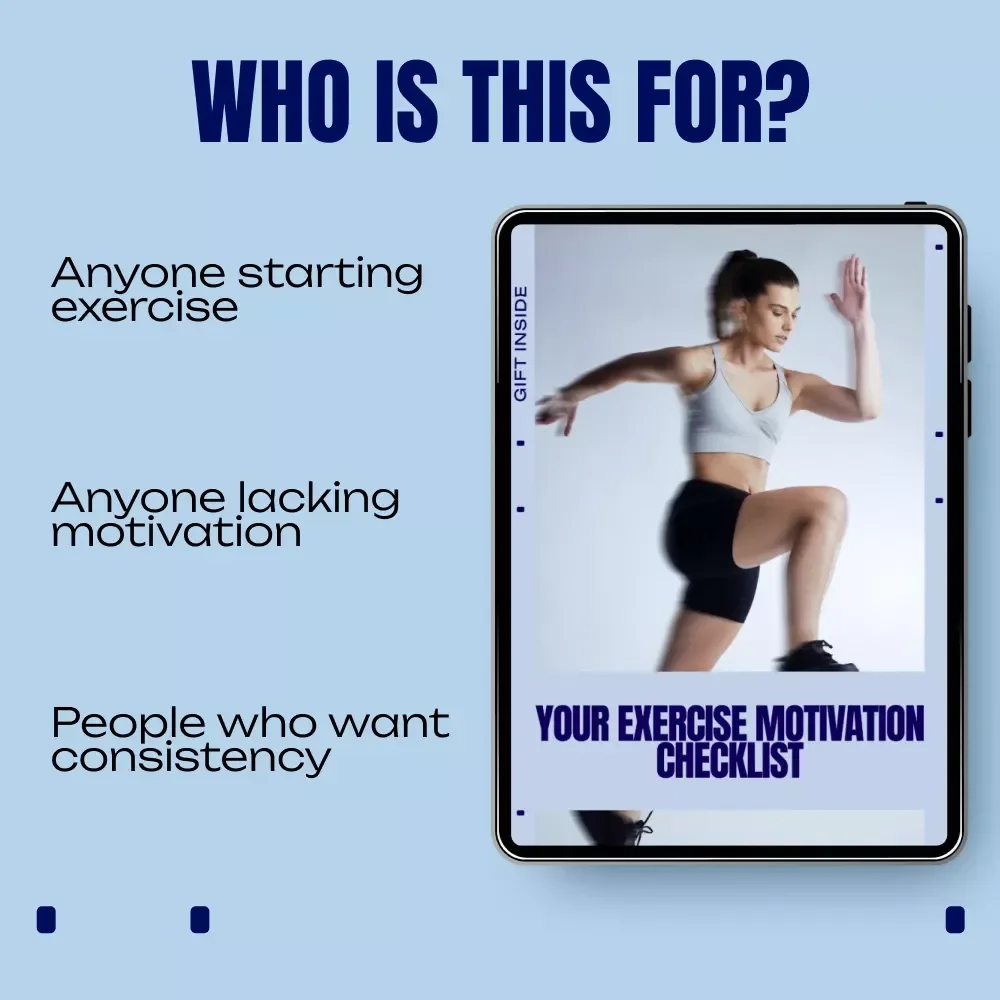 Your Exercise Motivation Checklist | AI Exercise Motivation Help Digital Checklist for Consistent Workouts & Smarter Fitness Planning