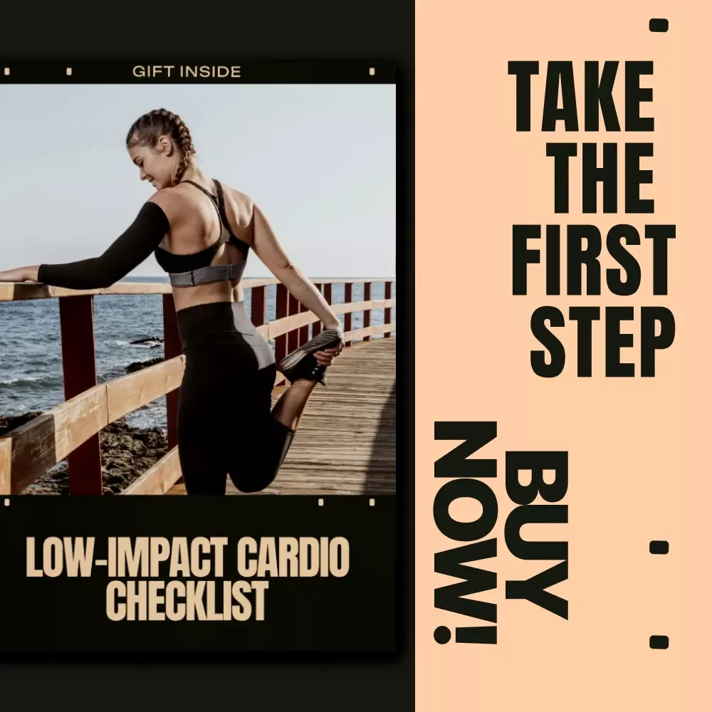 Low-Impact Cardio Checklist | Simple Low Impact Cardio Options for Joint-Friendly Fitness, Home Workouts & Sustainable Movement