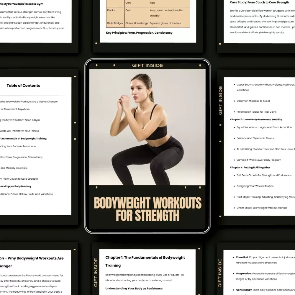 Bodyweight Workouts for Strength | At-Home Bodyweight Workouts Guide for Full-Body Fitness & Muscle Building