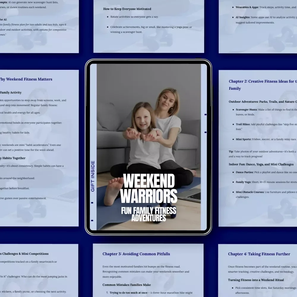 Weekend Warriors: Fun Family Fitness Adventures | Easy Weekend Family Fitness Ideas Guide for Active Families