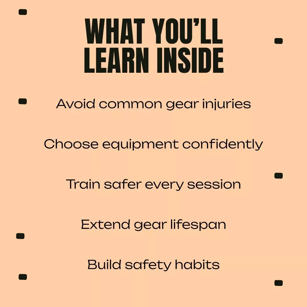 Train Smart Stay Safe – Practical Ebook Guide to Sport Gear Safety Basics for Smarter Training & Injury Prevention