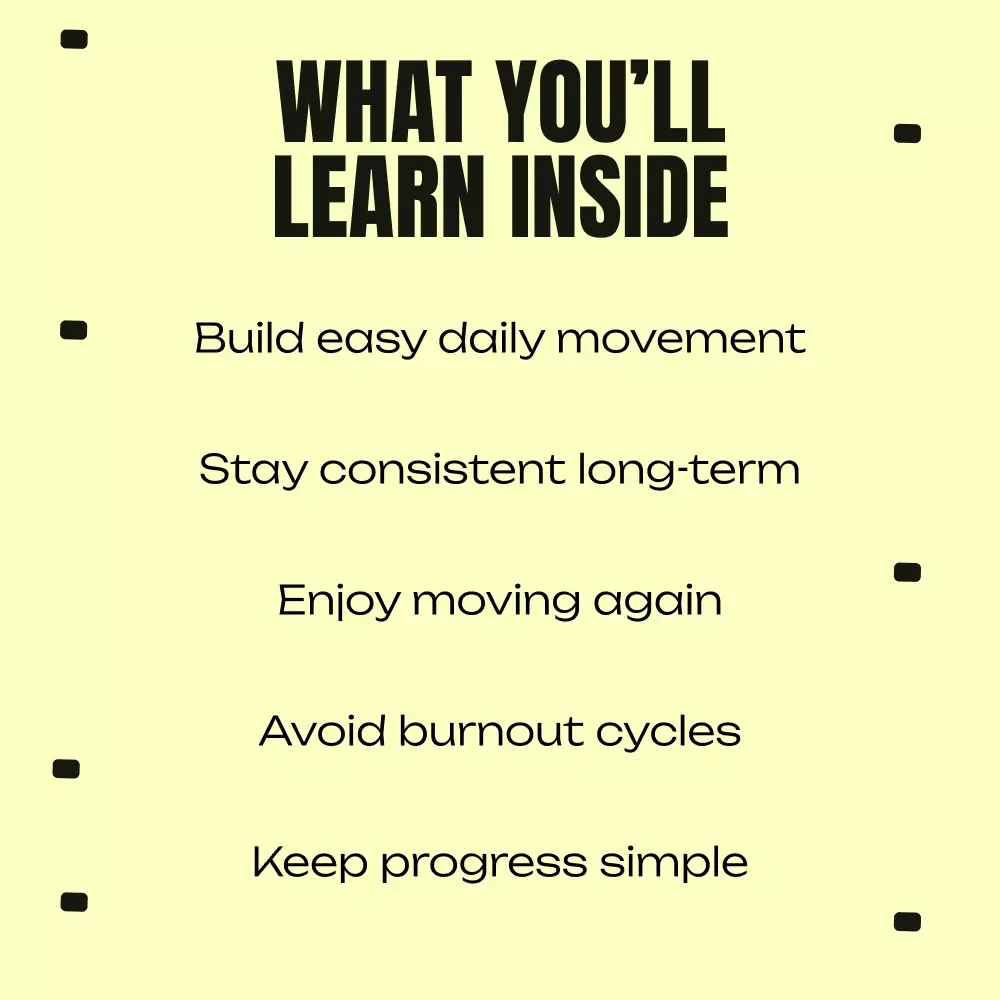 Sustainable Movement Habits For Everyday Life | Digital Guide for Building Active Lifestyle Habits That Stick | Simple Daily Movement Routine, Consistency & Long-Term Wellness