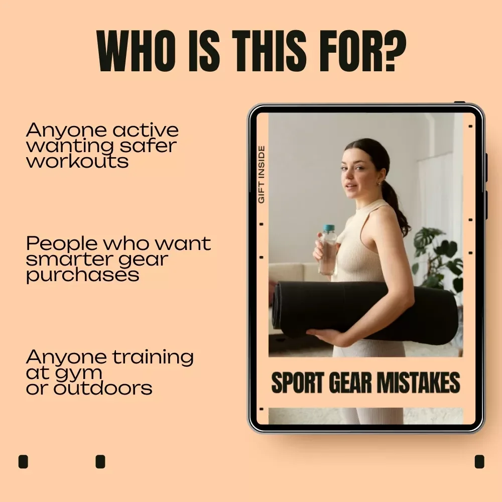 Sport Gear Mistakes Checklist | Digital Download for Athletes & Fitness Lovers | Smart Sports Equipment Guide