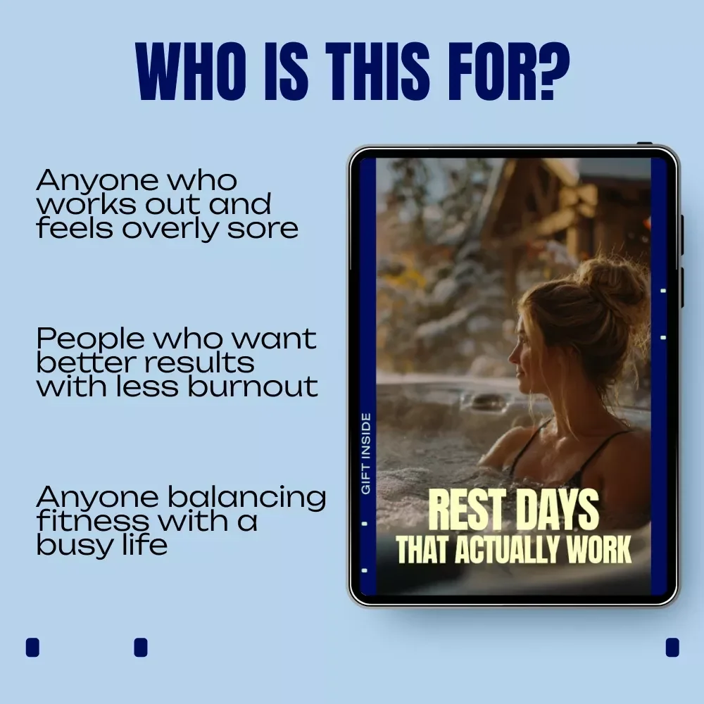 Rest Days That Actually Work – Fitness Recovery Guide, Smart Rest Day Planning, Workout Recovery eBook, Active Recovery & Training Balance Digital Download