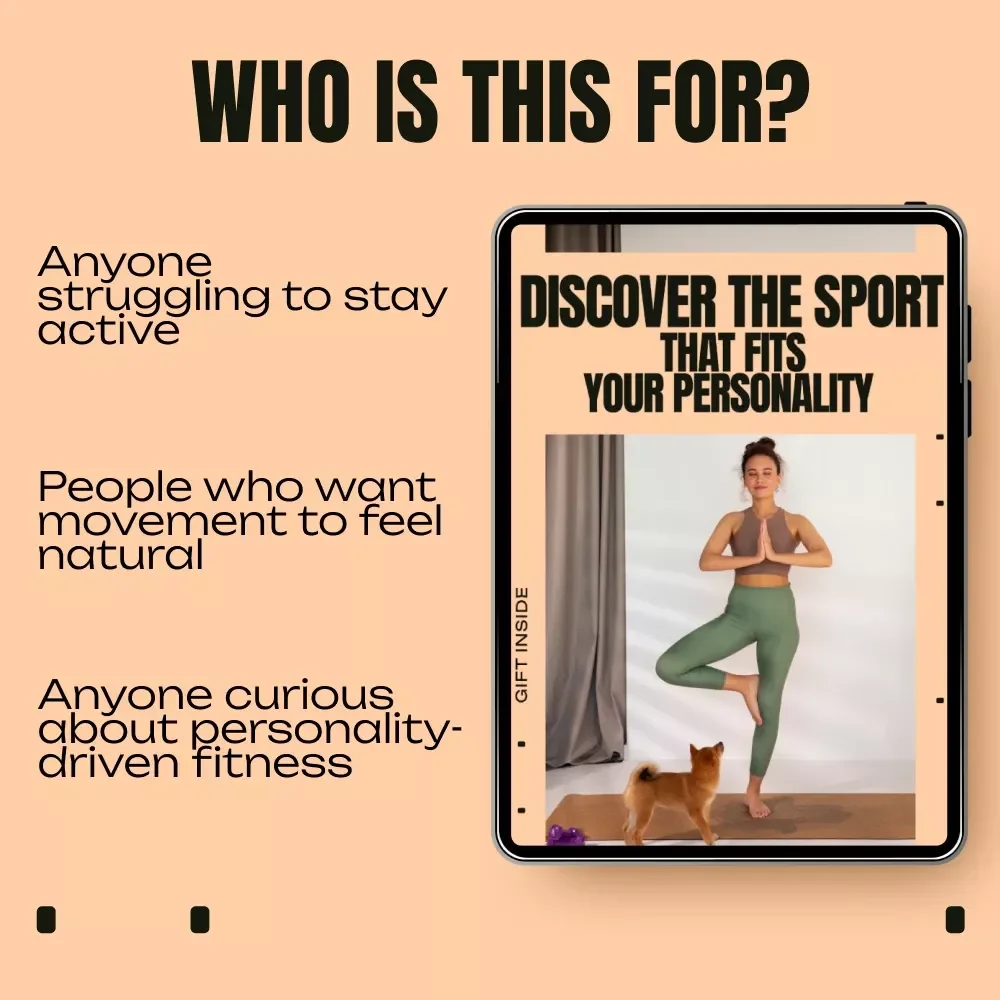Discover the Sport That Fits Your Personality | Personality-Based Fitness Guide, Sport Matching eBook, Find Your Ideal Workout Style, Digital Download