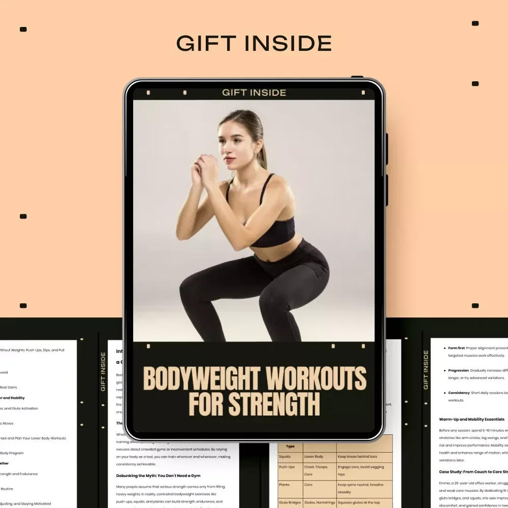 Bodyweight Workouts for Strength | At-Home Bodyweight Workouts Guide for Full-Body Fitness & Muscle Building