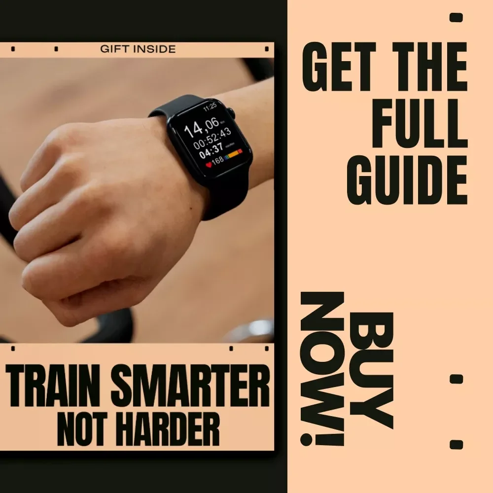 Train Smarter Not Harder – Fitness Metrics Guide & AI Training eBook | Heart Rate Zones, VO2 Max, HRV Tracker Checklist