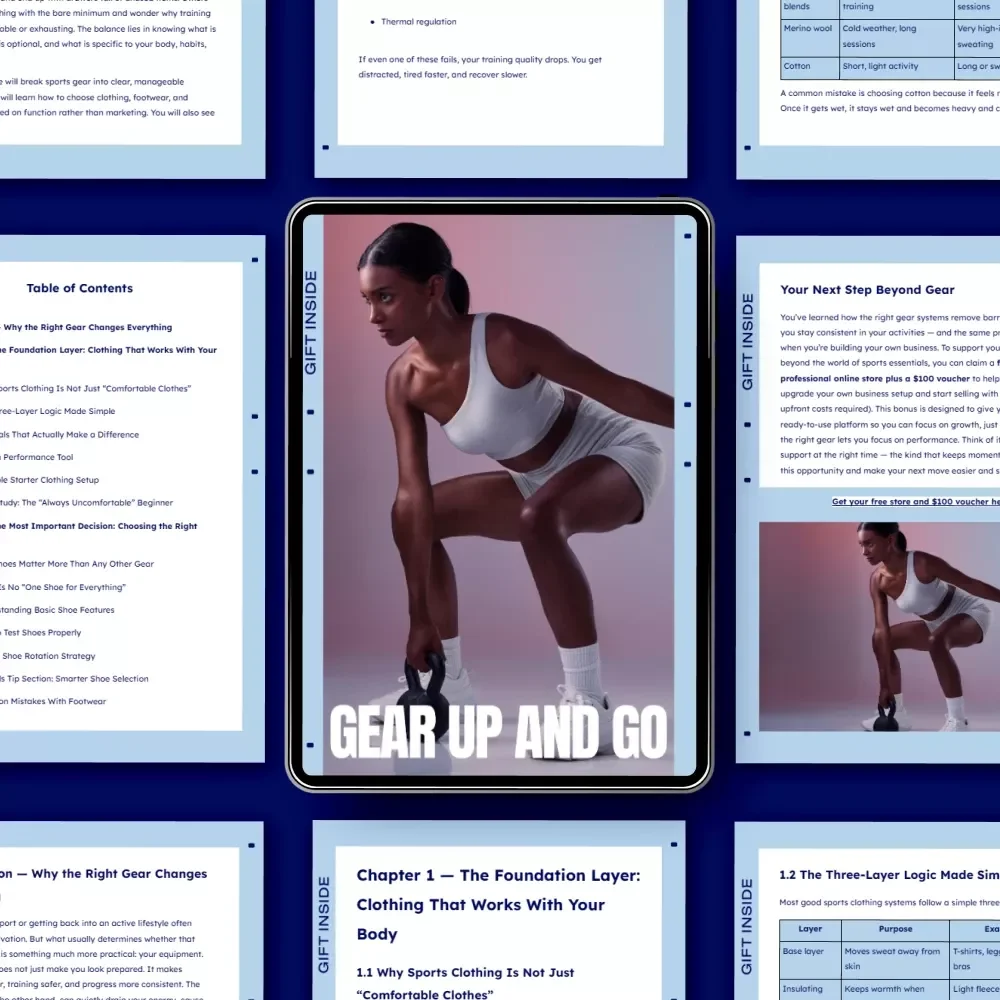 Gear Up and Go: A Practical Ebook Guide to Sport Gear Essentials for Training, Fitness & Everyday Performance