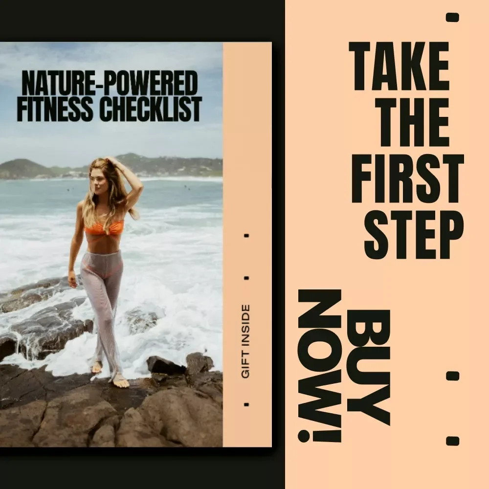 Nature-Powered Fitness Checklist – Outdoor Workout Planner & Daily Habit Tracker for Nature Based Fitness Benefits